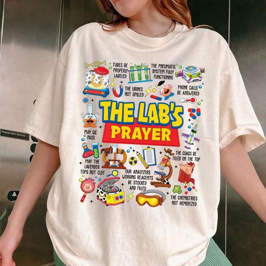 Discover Toy Story Lab Week 2026 Shirt, Lab Story Medical Lab Science Tee, Laboratory Gift, Lab Tech Team Tshirt, Scientist Matching Outfits