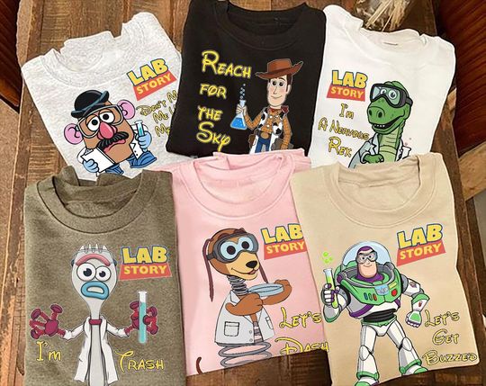 Discover Disneyland Toy Story Lab Week 2026 Shirt, Lab Team, Med Lab Clinical Laboratory shirt