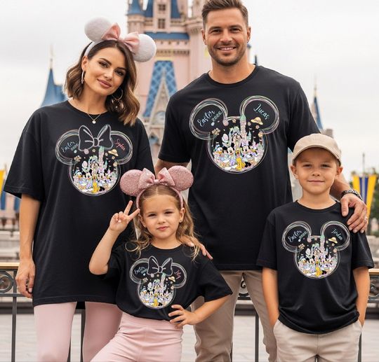 Custom Disney Easter 2026 Shirt, Personalized Mickey Minnie Easter Egg Hunt Tee, Family Matching Vacation