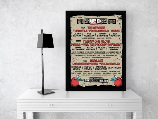 Discover Shaky Knees Music Festival 2026 Lineup Poster