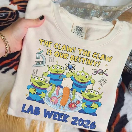 Discover Retro Alien Lab Week 2026 Shirt, Medical Lab Tech Shirt, Toy Story Inspired Tee, Lab Assistant Gift, Patient Tech Team Matching Shirt
