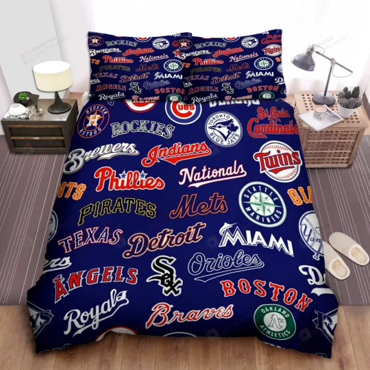 Discover All Teams Logo Bed Sheets Spread Duvet Cover Bedding Set