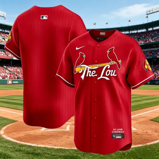 Discover Nike Men’s St. Louis Cardinals City Connect Red Jersey New With Tags