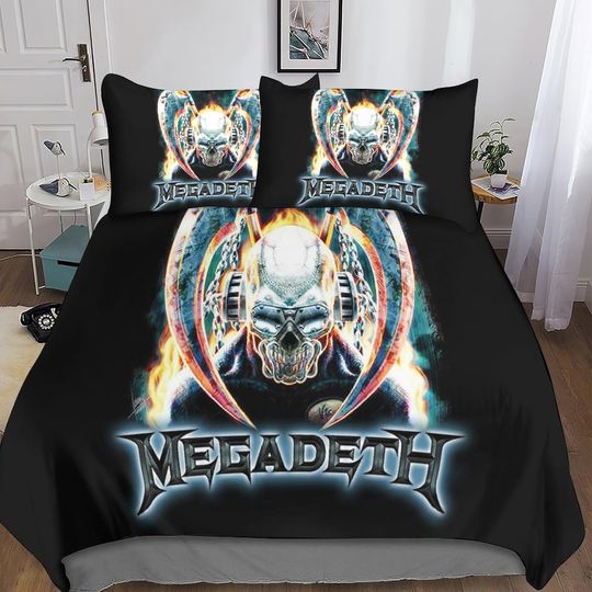 Discover Megadeth Black Bedding Set