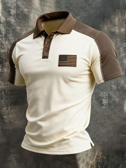 Discover Patriotic USA Flag Polo Shirt, Independence Day Celebration Apparel, 250th Anniversary Fan Clothes