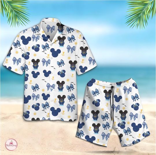 Discover Mickey Cruise Hawaiian Shirt, Mickey Mouse Cruise Adventure Hawaiian, Matching Disney Cruise Outfit for Summer Vacation, Disney Cruise Set
