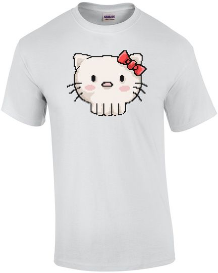 Discover Skull Hello Kitty Retro T-Shirt