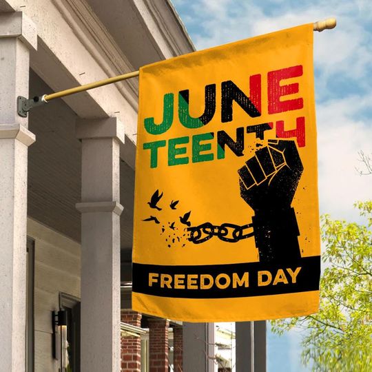 Discover Juneteenth Day Flag, Outdoor Decorative Yard House Banner Double Sided, Emancipation Day Flag, Liberty Banner, Juneteenth Garden Flag SMU513
