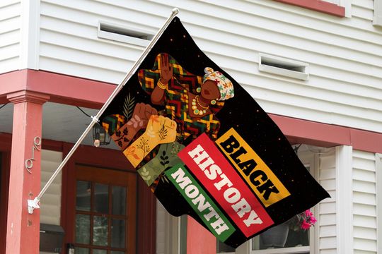 Discover Black History Month Flag, African American Heritage, Emancipation Day Flag, Liberty Banner, Juneteenth Garden Flag