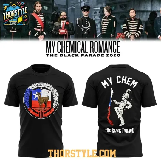 My Chemical Romance x Chile The Black Parade Tour 2026 T-Shirt