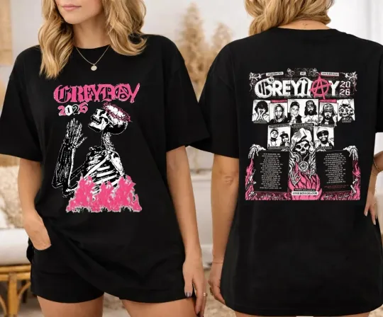 Discover Grey Day 2026 Tour  Concert Suicideboys Fan Gifts Unisex T-Shirt