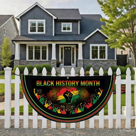 Juneteenth Fan Flag, Black Freedom Day Hand Flag, African American Pride Flag, 1865 Celebration Gift, Celebrate Juneteenth SMUO23