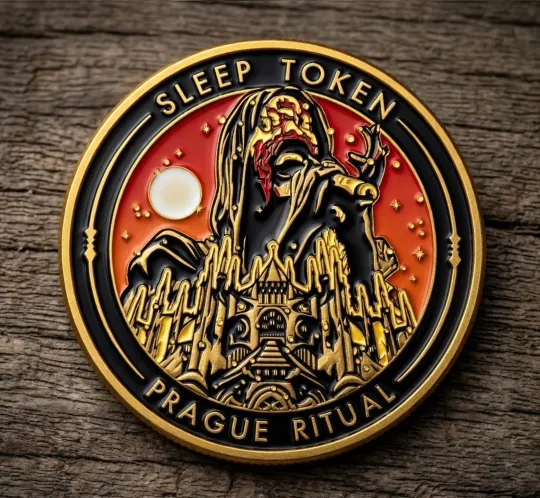 Discover Sleep Token Prague Ritual Challenge Coin