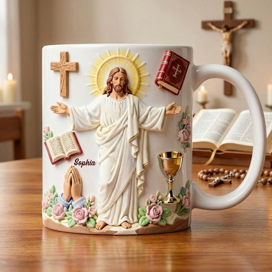 Faith In Christ Coffee Mug - Personalized Gift For Christian