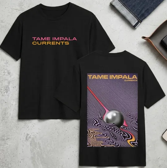 Discover Tame Impala Currents Tour 2026 T-Shirt