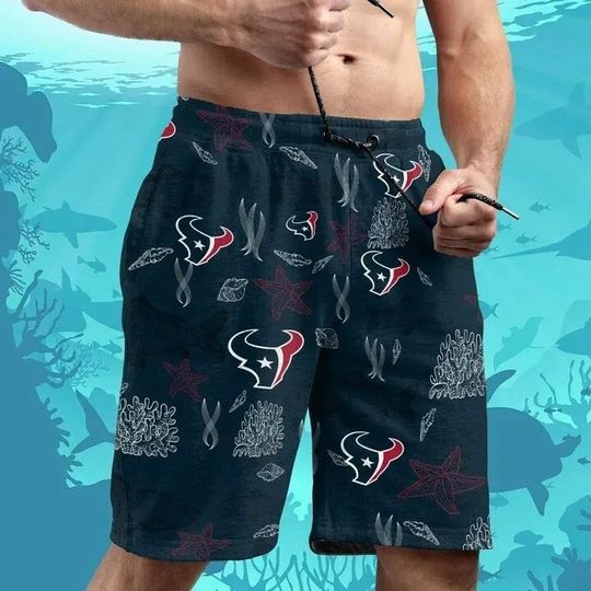 Discover football Houston Texans Style Men Beach Shorts