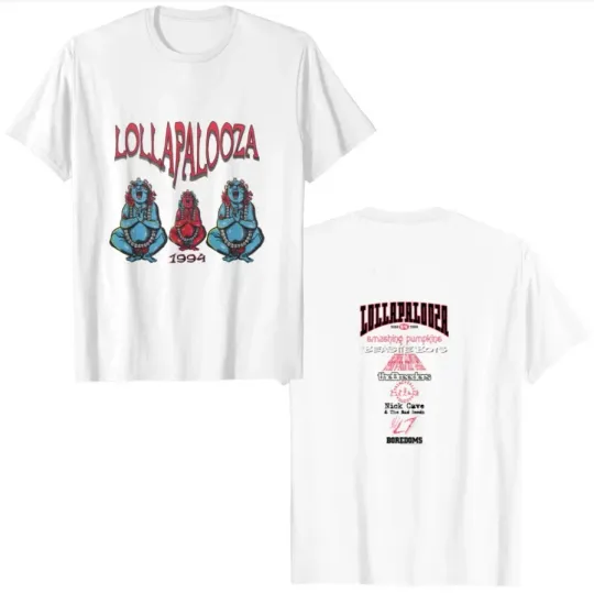1994 Lollapalooza Concert Rock Festival Reprint T-Shirt