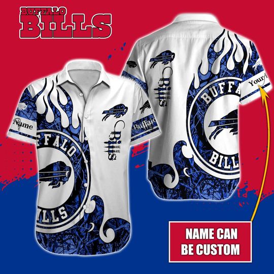 Discover football Buffalo Bills Custom Name Realtree Hunting Hawaiian Shirt
