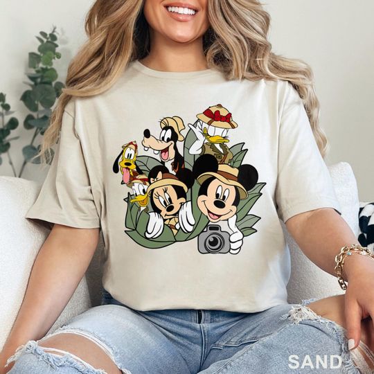 Discover Disney Animal Kingdom Shirt Custom Safari Shirt Mickey & Friends Wild Shirt Disney Trip Shirt