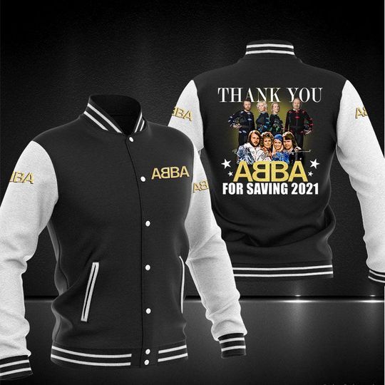 Discover Appa Black White Baseball Jacket