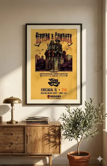 Discover Black Label Society 2026 North America Tour Poster Zakk Wylde Metal Art Print