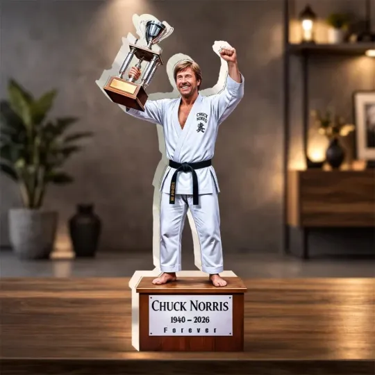 Discover Chuck Norris Shape Acrylic Plaque