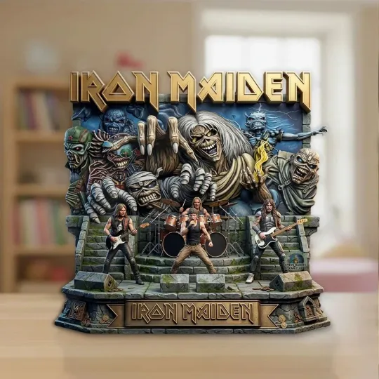 Discover Iron Maiden Shape Acrylic Plaque