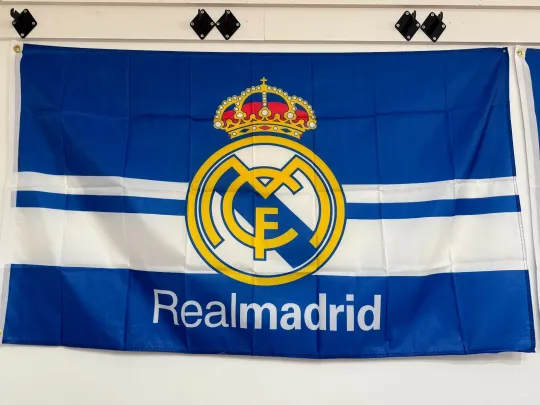 Discover Club Real Madrid FC Flag Spain Futbol Soccer House Flag