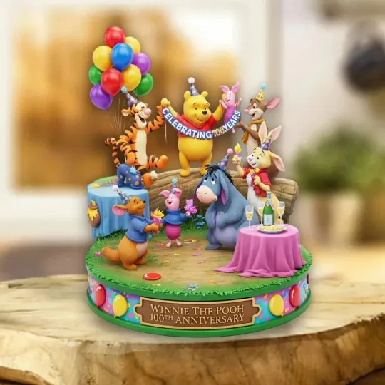 Discover Winnie-the-Pooh 100th Anniversary Shape Acrylic Plaque