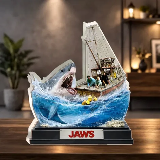 Discover Jaws Shape Acrylic Plaque