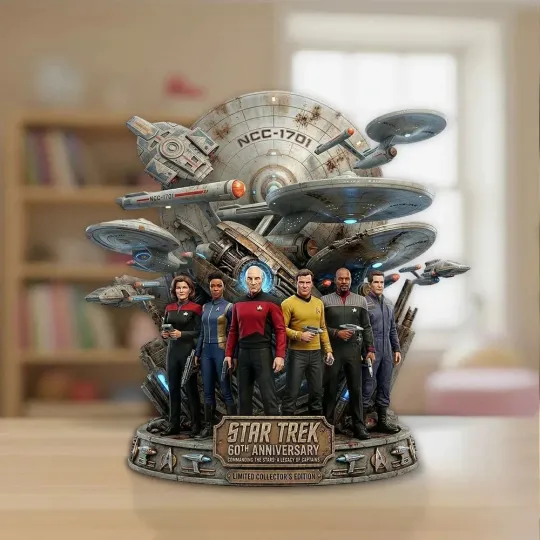 Discover Trek 60th Anniversary 2026 Custom Shape Acrylic Plaque