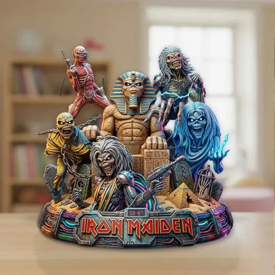 Discover Iron Maiden Shape Acrylic Plaque