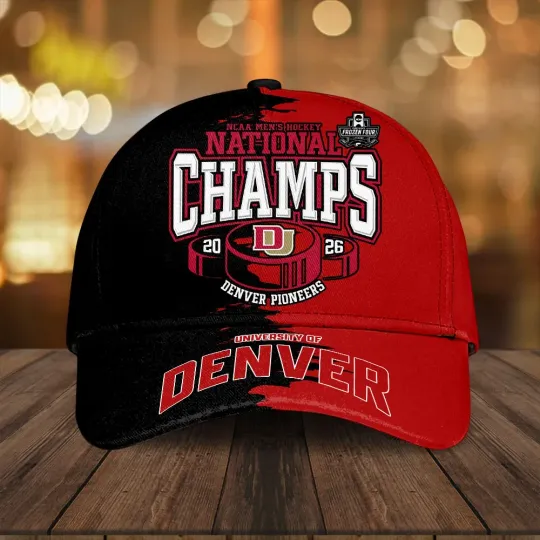 Discover Pioneers 2026 Men’s Ice Hockey National Champions Classic Cap