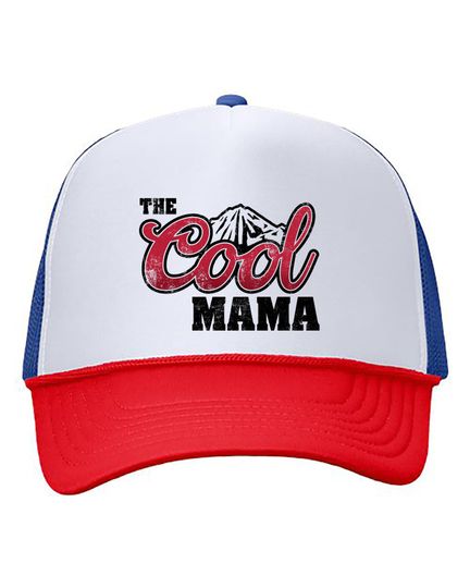 Discover The Cool Mama Foam Mesh-Back Cap, Mother's Day Gift, Mom Life Cap, Retro Mother Cap, Cool Mom Gifts, Cap For Mothers Day