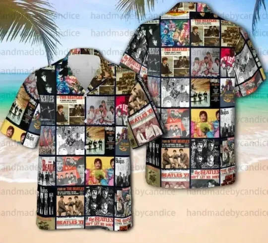 The Beatles Hawaiian Shirt Aloha 3D Christmas Hawaiian Shirt