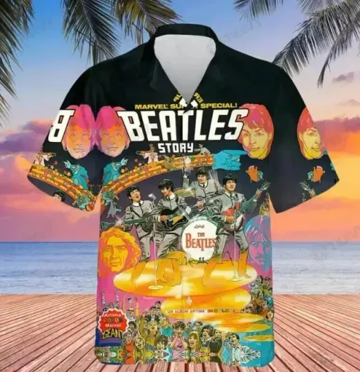 The Beatles Rock Hawaiian Shirt for Men and Women, Summer Aloha Shirt
