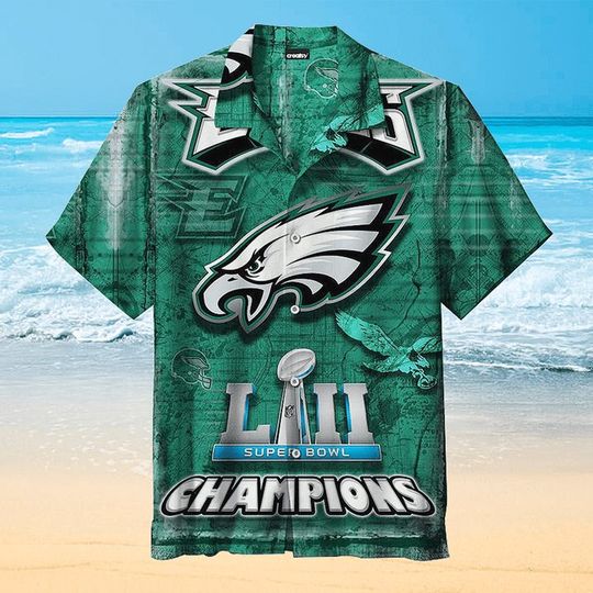 football Philadelphia Super Bowl Champions Hawaiian Shirt
