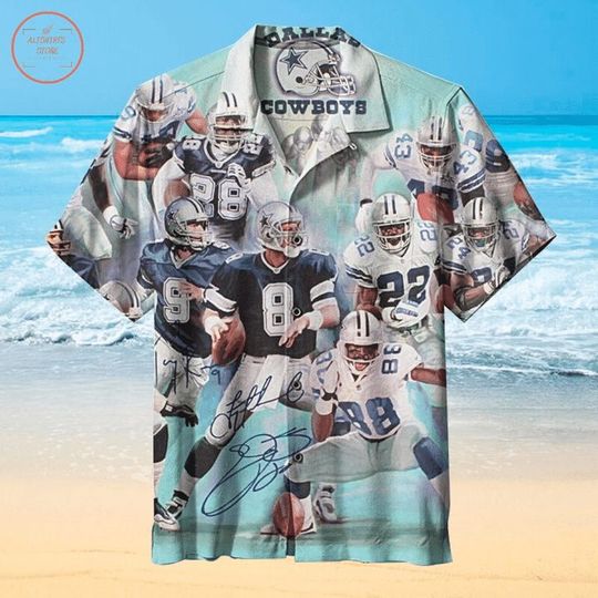 Discover football Dallas Cowboys Legends Hawaiian Shirt V2