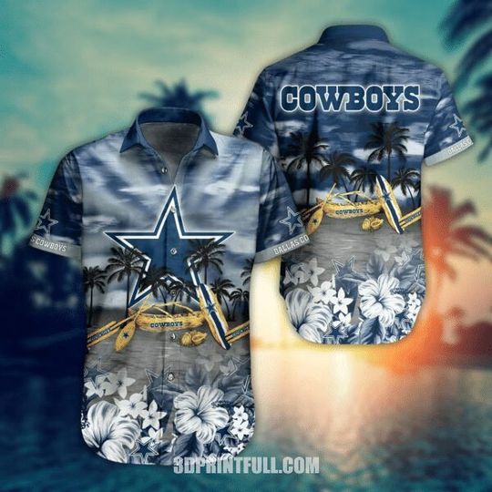 Discover football Dallas Cowboys Boat In Beach Hawaiian Shirt