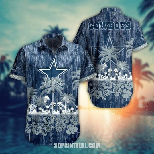 Discover football Dallas Cowboys Rain Edition Hawaiian Shirt