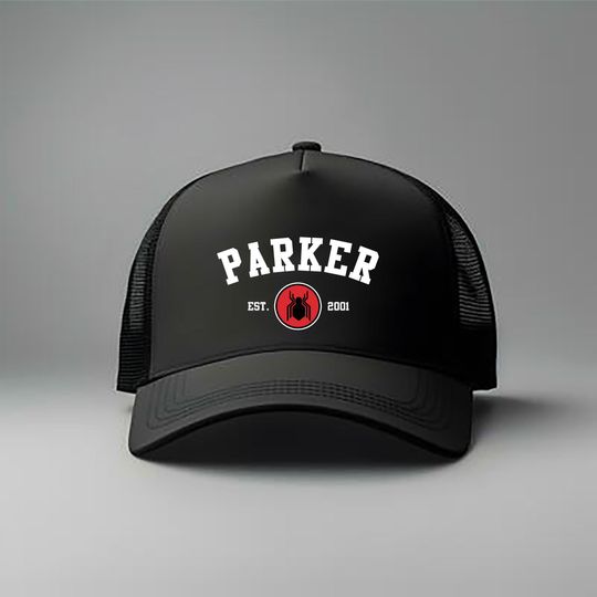 Discover Parker Est 2001 Foam Mesh-Back Trucker Cap, Marvel Avengers Team Hat, Peter Parker Est 2001 Cap, Spiderman Cap, Cute Parker Cap, MCU Cap