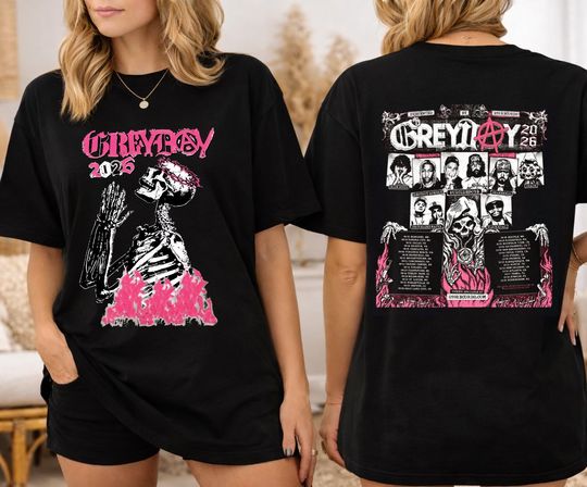 Discover Grey Day 2026 Tour T-Shirt, Suicideboys Concert Merch, Vintage Graphic Tee