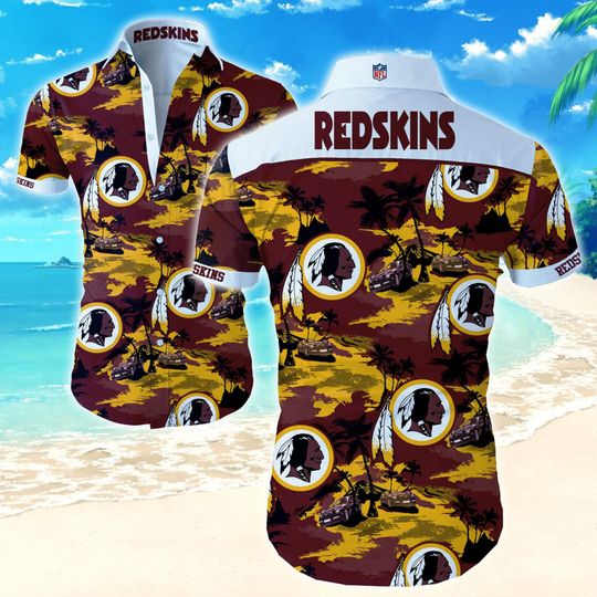 football Washington Redskins Island Hawaiian Shirt