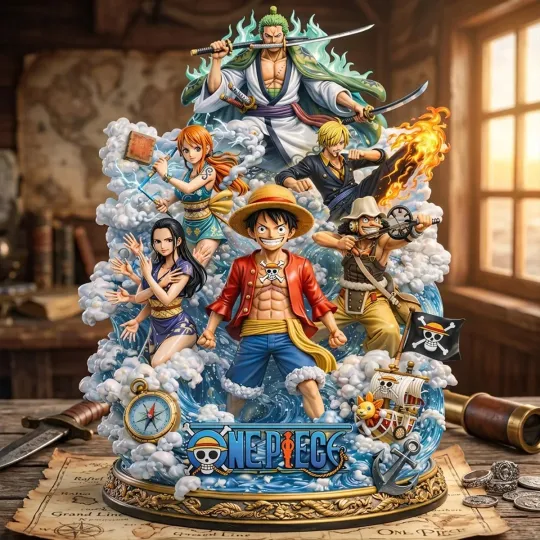 Discover One Piece Shape Acrylic Plaque