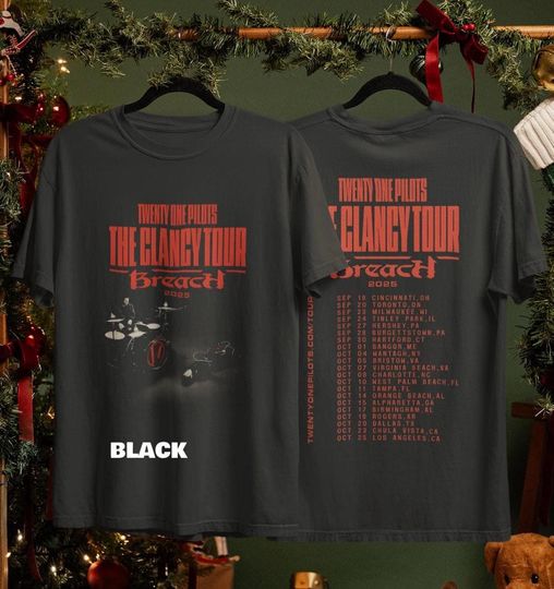 Discover Unisex Shirt Alternatif Rock Twenty One Pilot  Inspired Design | American tour 2026