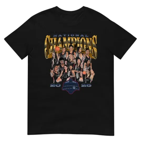 Discover UConn 2025 Women's Basketball National Champions NIL T-Shirt