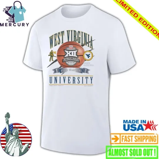 Discover West Virginia Mountaineers Big 12 Champions Womens Basketball T-Shirt Gift