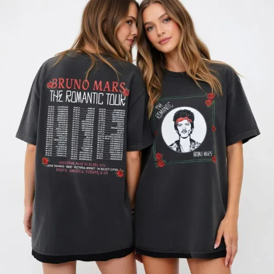 Discover A Romantic Concert 2026 Vintage Graphic Tee Retro Hooligan R&B Funk Pop Shirt