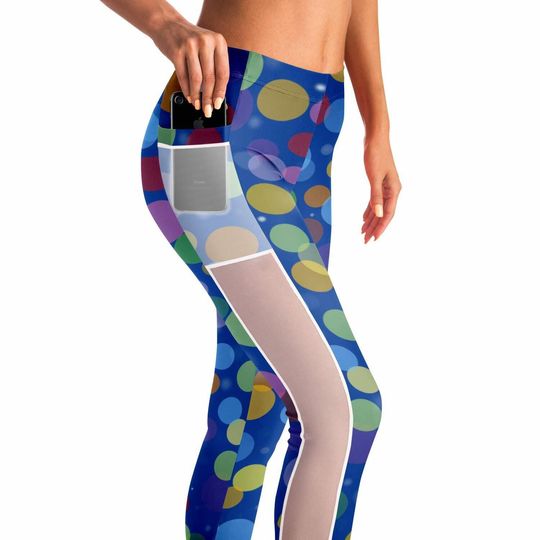 Discover Core Memory Orbs Mesh Pocket Leggings | Emotions | Disney Leggings | Disneybounding | Comfortable Park Outfit | RunDisney