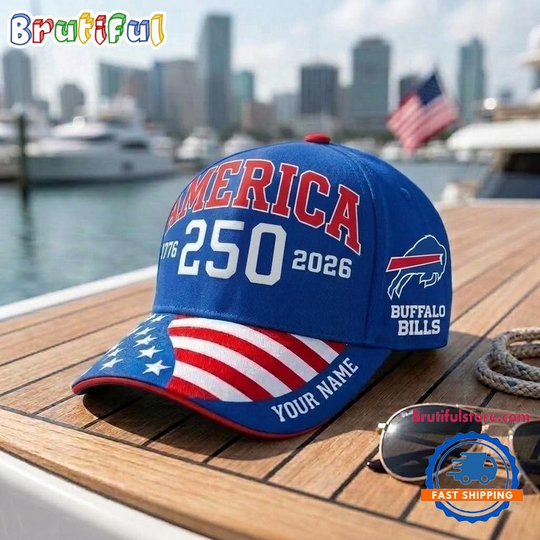 Personalized Buffalo Bills 250th Anniversary of America Classic Cap